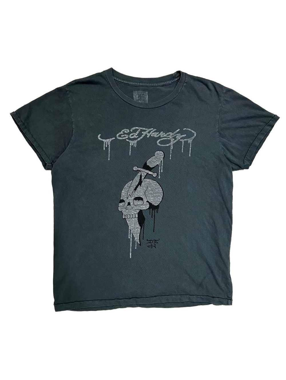 Ed Hardy Skull Dagger Graphic T-Shirt Y2K Streetwear Vintage By Appointment Only